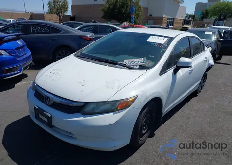 2012 Honda Civic Lx from USA, damaged, VIN 19XFB2F55CE356376